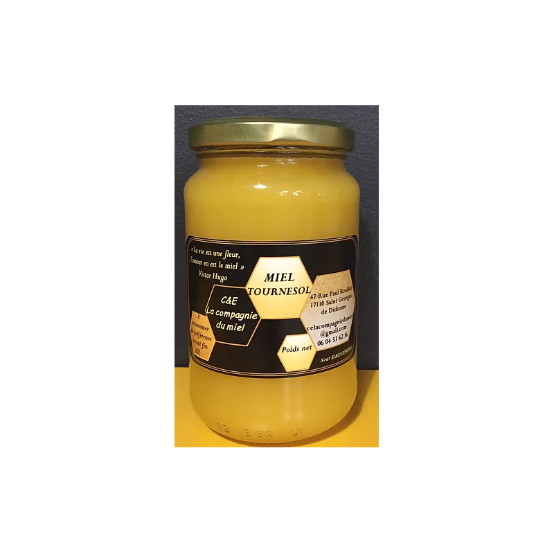 Miel de tournesol 1kg - Maison de la Vigne et des Saveurs